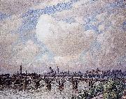 Emile Claus Waterloo Bridge in the Sun Germany oil painting artist
